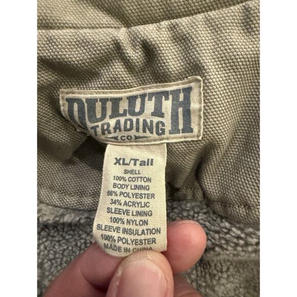 Duluth Mens Beige Fire Hose Iron Range Field Coat Heavy Duty Warm Size XL $159 - Picture 7 of 9